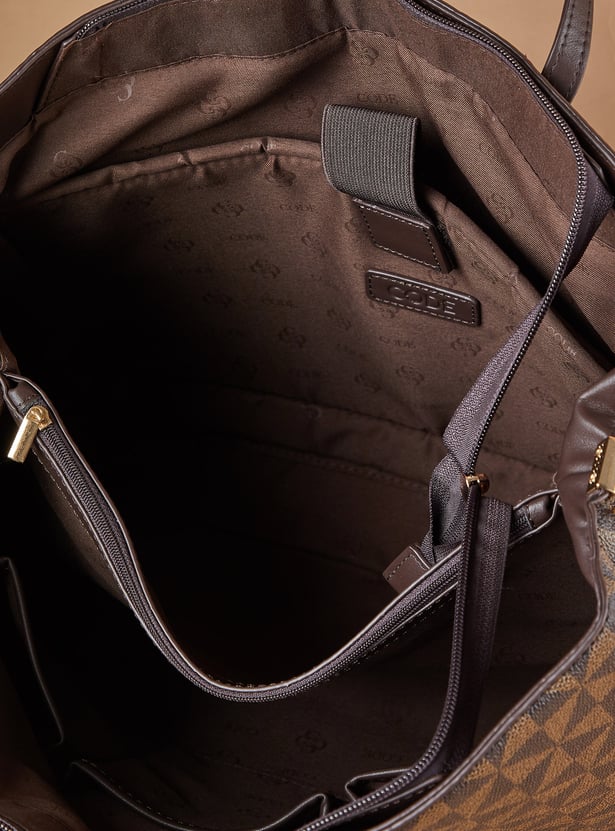 CODE Patterned Laptop Bag