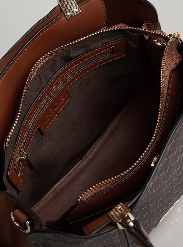 CODE Patterned Handheld Bag