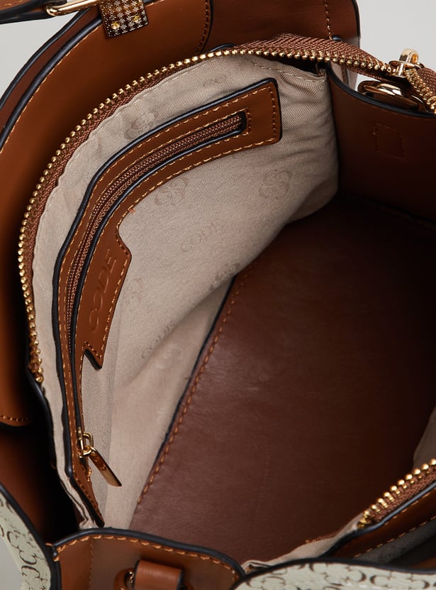 CODE Patterned Handheld Bag