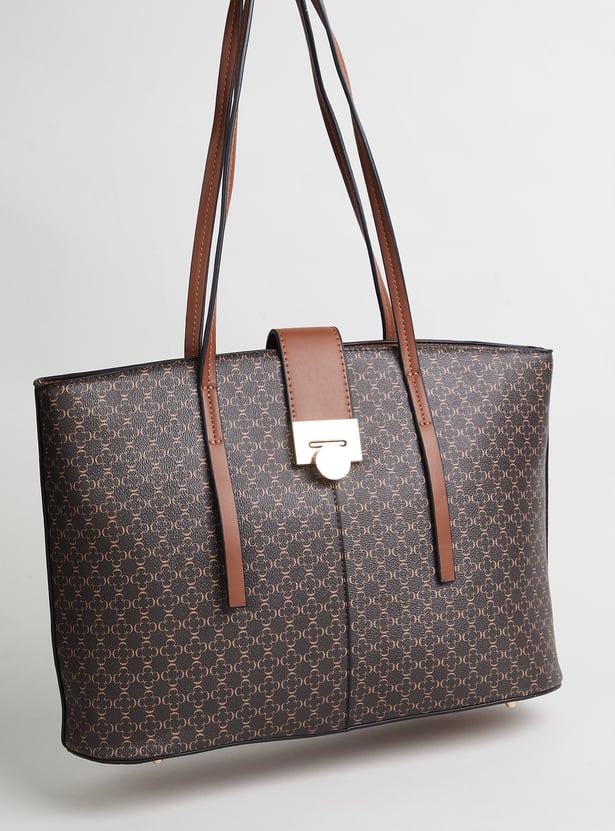 CODE Textured Shoulder Bag