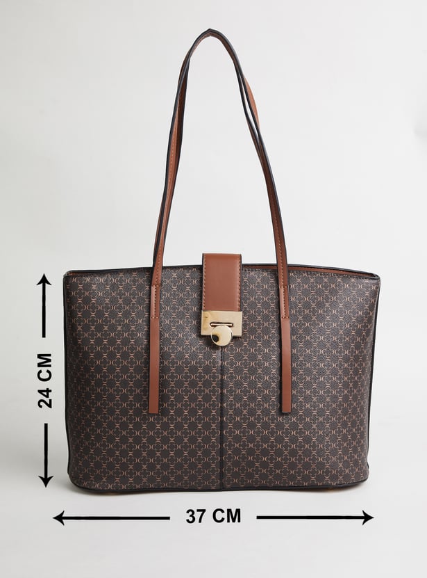 CODE Textured Shoulder Bag