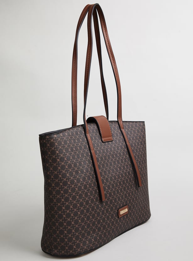 CODE Textured Shoulder Bag
