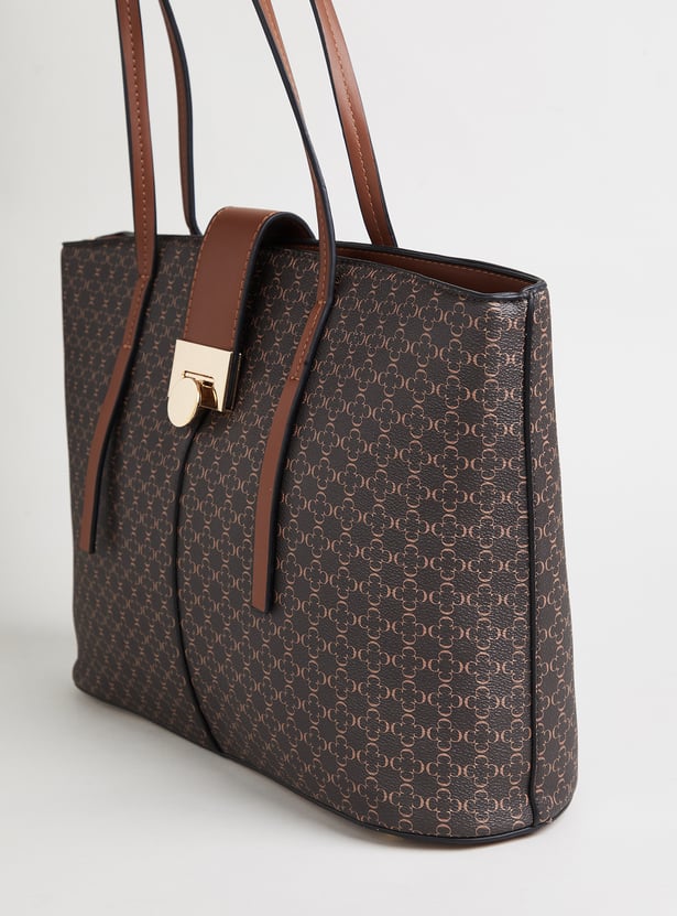 CODE Textured Shoulder Bag