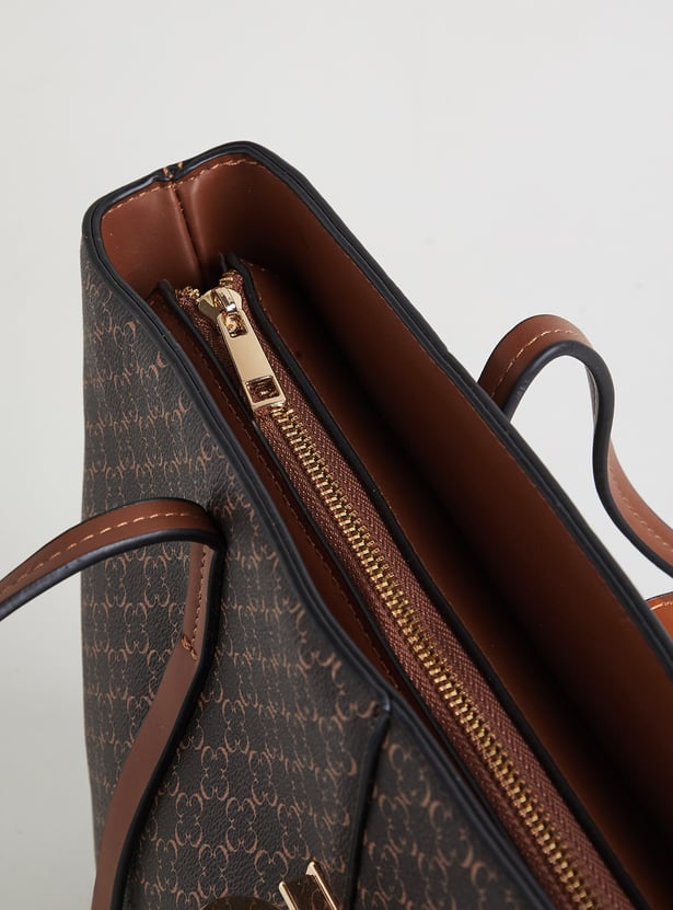 CODE Textured Shoulder Bag