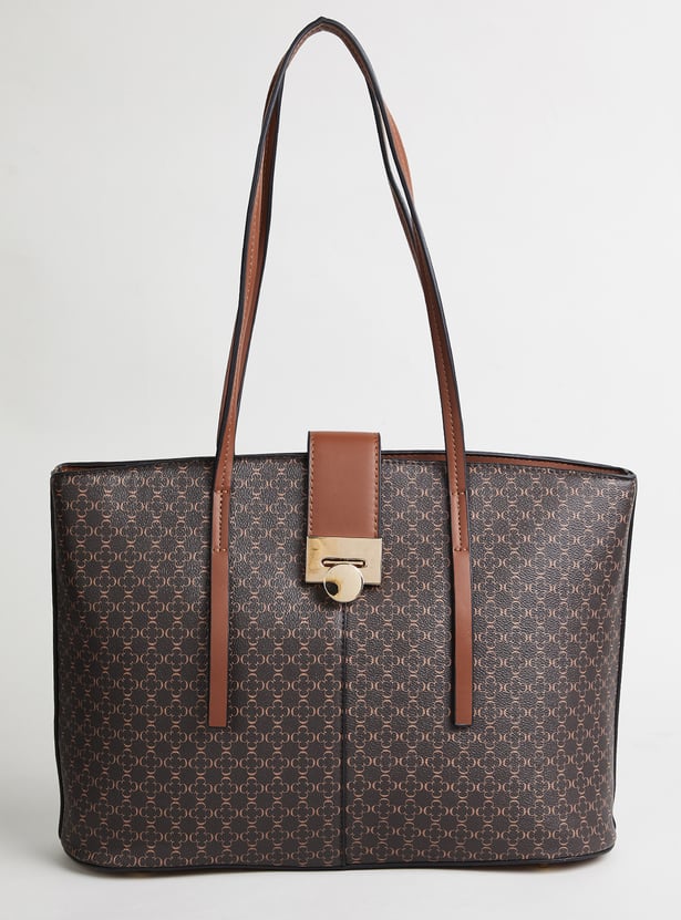 CODE Textured Shoulder Bag
