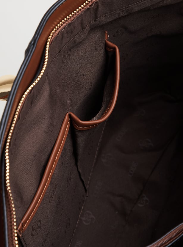 CODE Textured Shoulder Bag