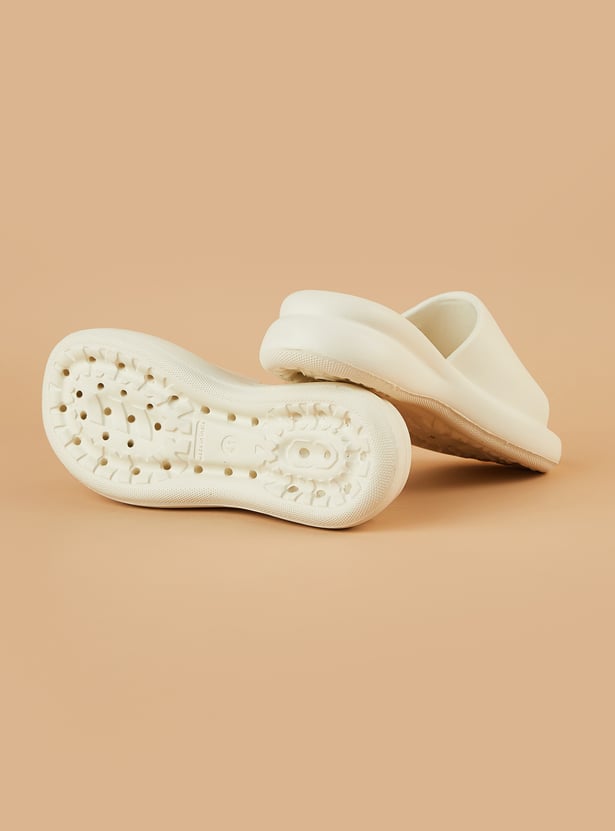 GINGER Solid Open-Toe Sliders