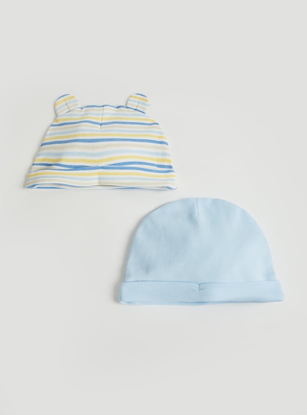 FAME FOREVER Boys Assorted Beanie - Pack of 2