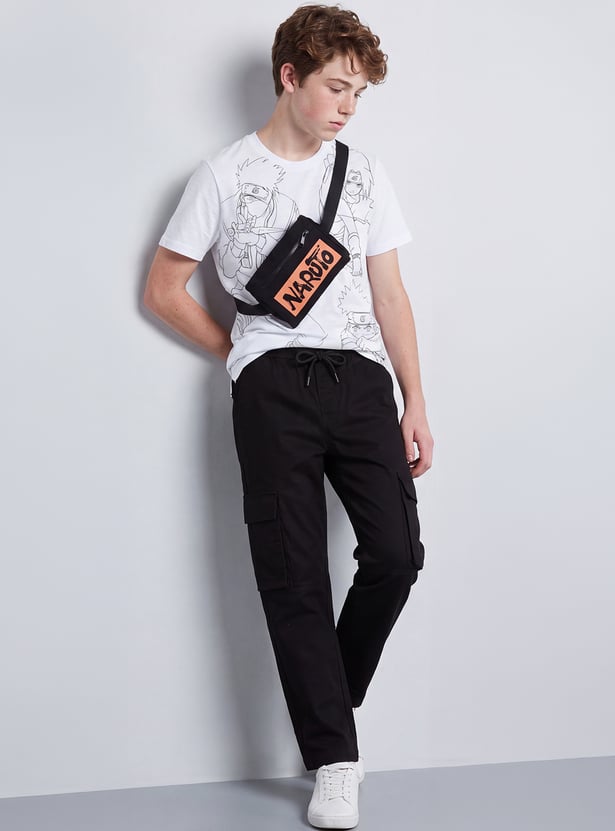 FAME FOREVER Boys Solid Cargos