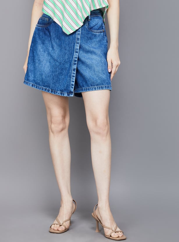 KRAUS Loose-Fit Wrap Skort