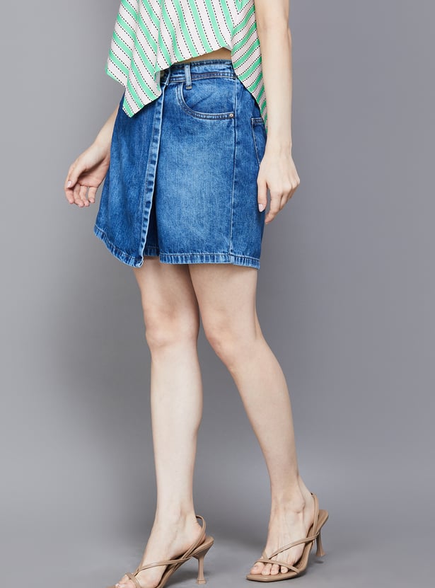 KRAUS Loose-Fit Wrap Skort