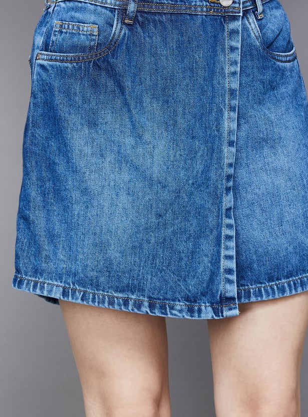 KRAUS Loose-Fit Wrap Skort