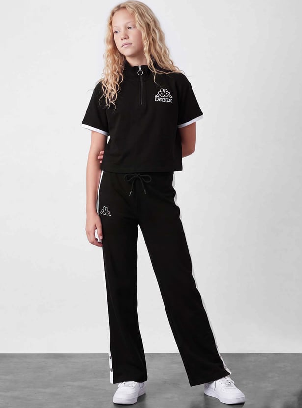 KAPPA Girls Solid Track Pants