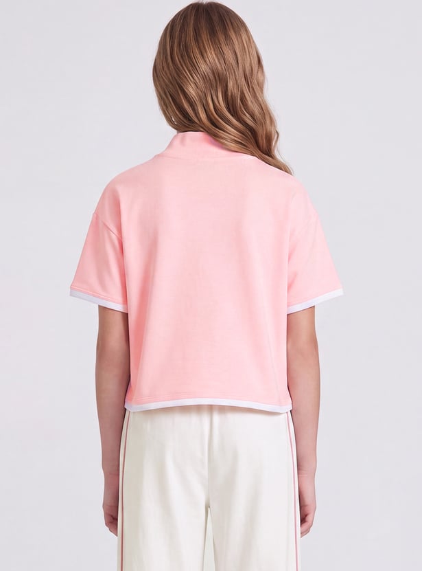 KAPPA Girls Solid T-shirt