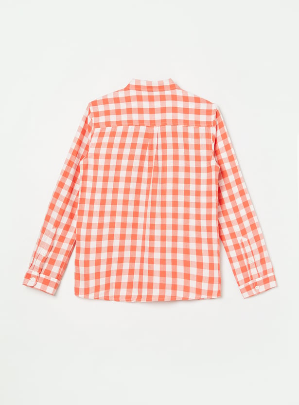 FAME FOREVER Boys Checked Shirt