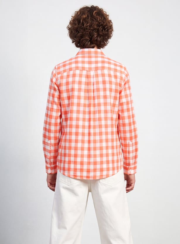 FAME FOREVER Boys Checked Shirt