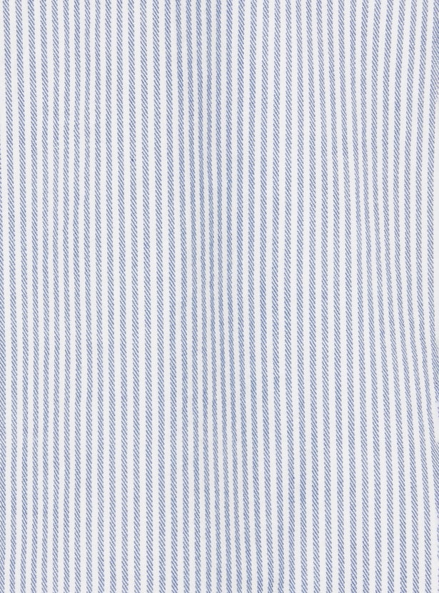 FAME FOREVER Boys Striped Hooded Shirt