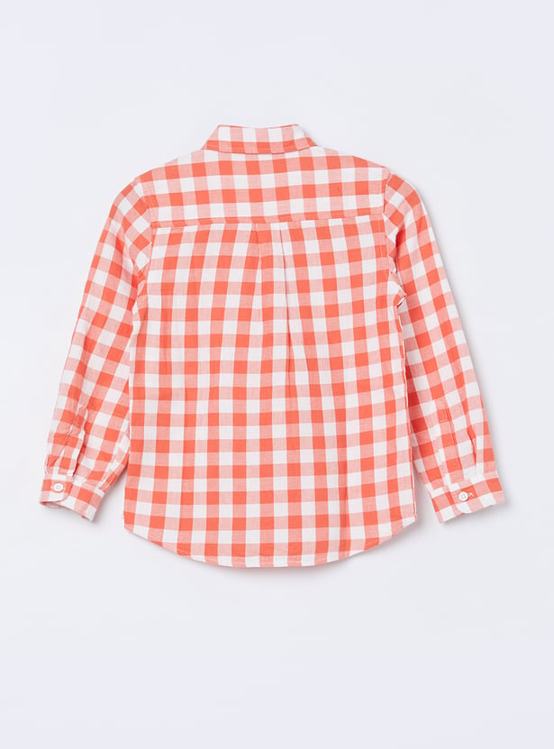 FAME FOREVER Boys Checked Shirt