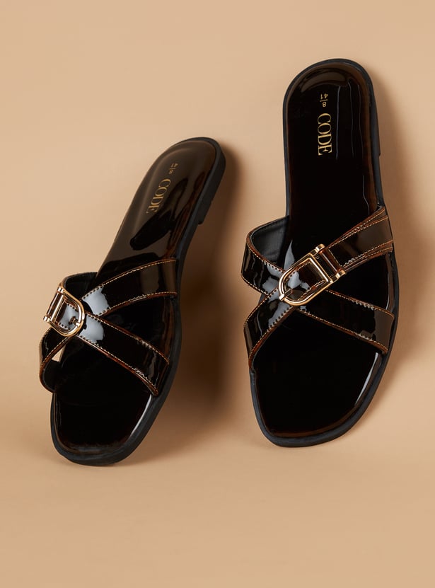 CODE Embellished Flats