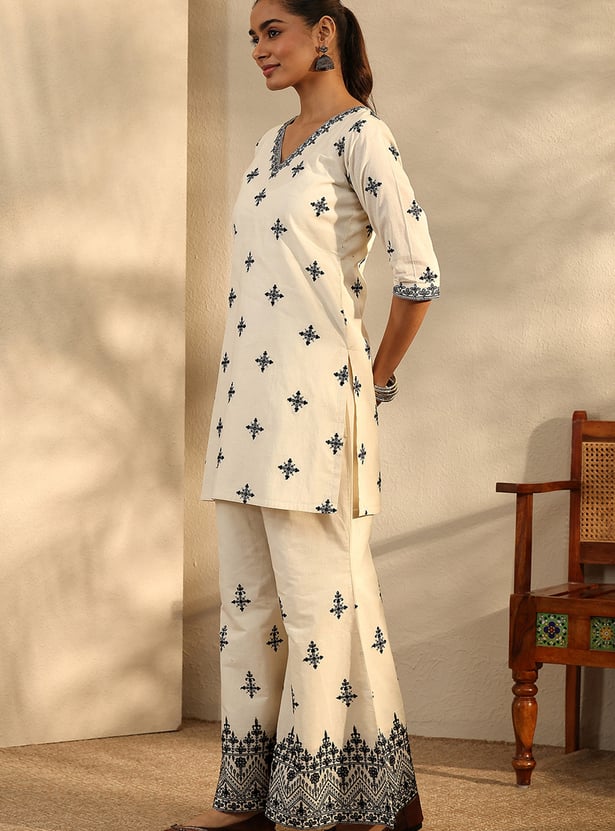 LIBAS Embroidered Kurta Set