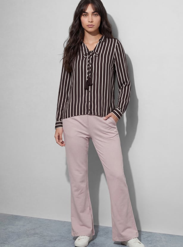 FAME FOREVER Striped Top