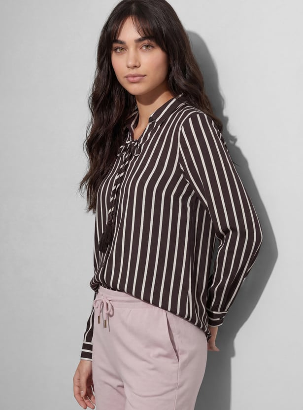 FAME FOREVER Striped Top