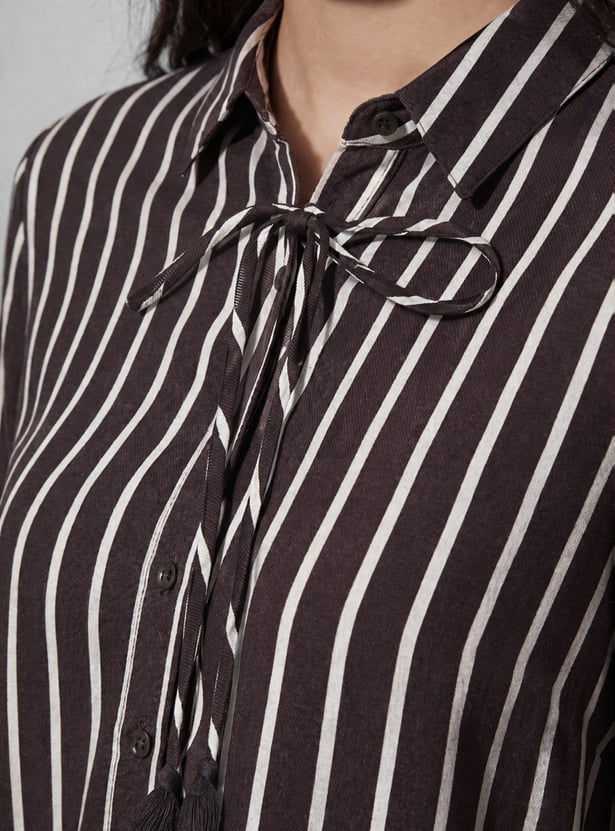 FAME FOREVER Striped Top