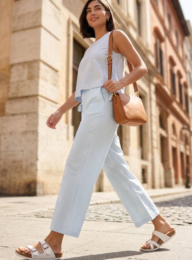 FAME FOREVER Printed Woven Trousers
