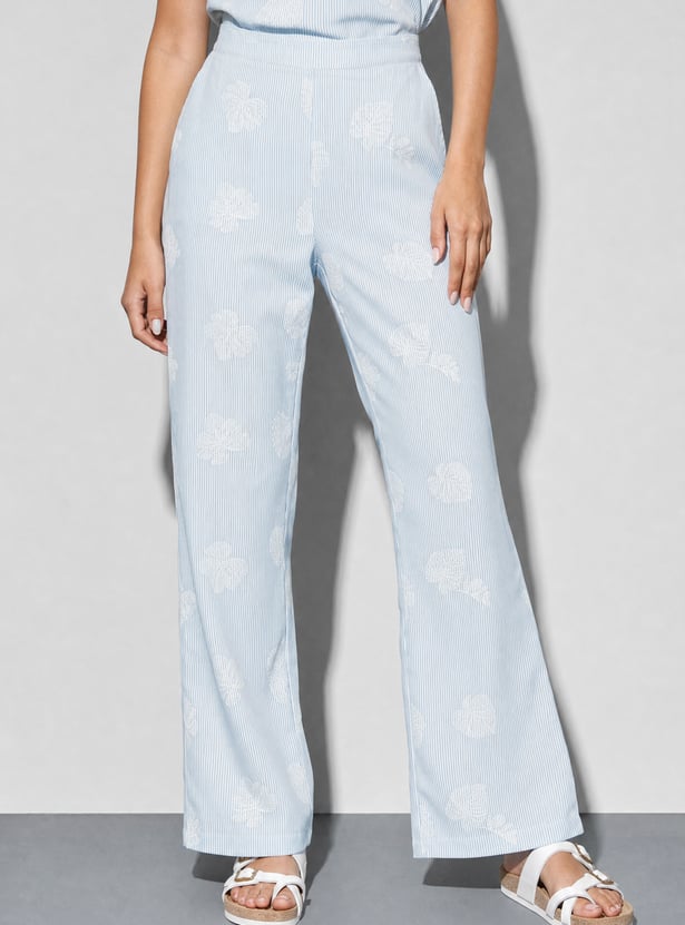 FAME FOREVER Printed Woven Trousers