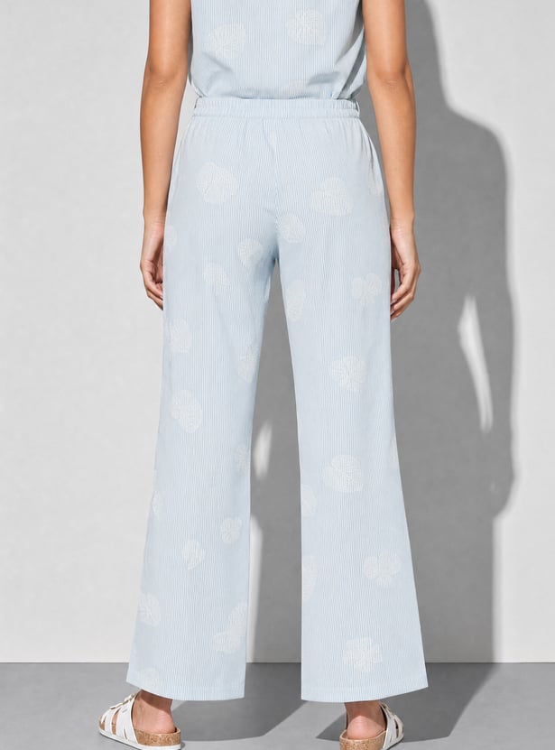 FAME FOREVER Printed Woven Trousers