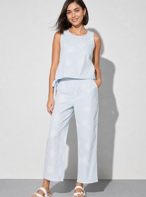FAME FOREVER Printed Woven Trousers
