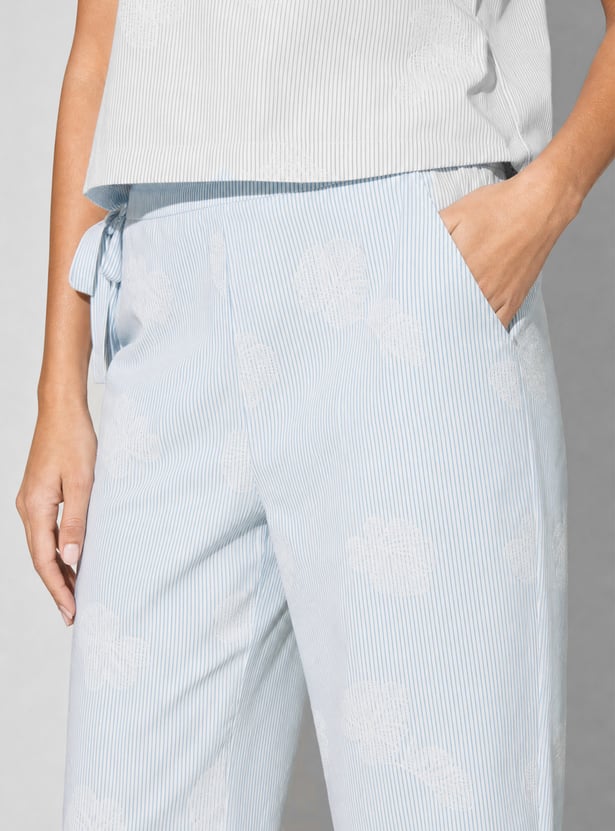 FAME FOREVER Printed Woven Trousers
