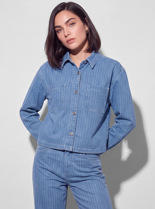 FAME FOREVER Striped Jacket