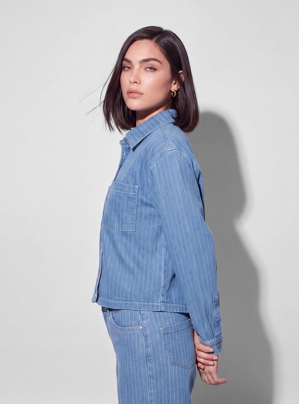 FAME FOREVER Striped Jacket