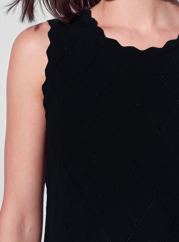 FAME FOREVER Knitted Sleeveless Top