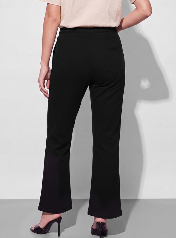 FAME FOREVER Drawstring Knit Trousers