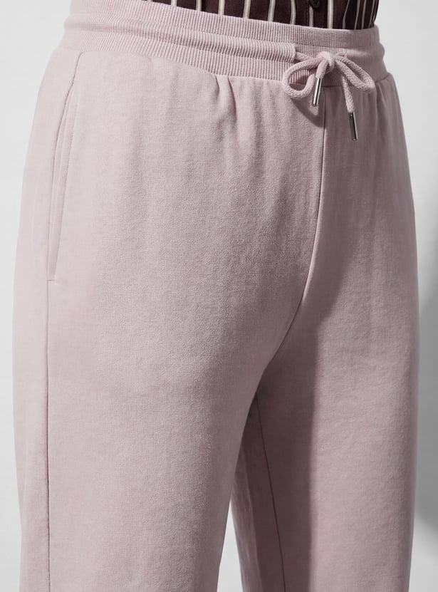FAME FOREVER Solid Bootcut Trousers