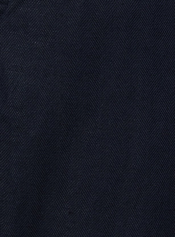 UNITED COLORS OF BENETTON Textured Trousers