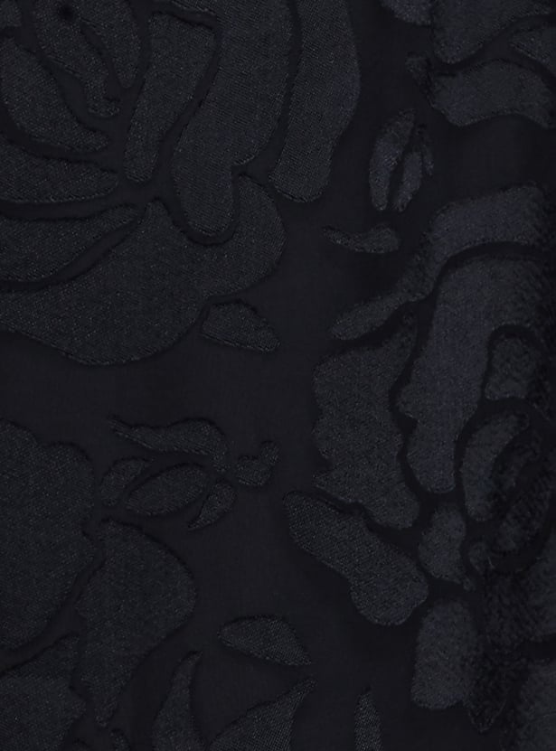 AND Floral Print Tie-Up Top