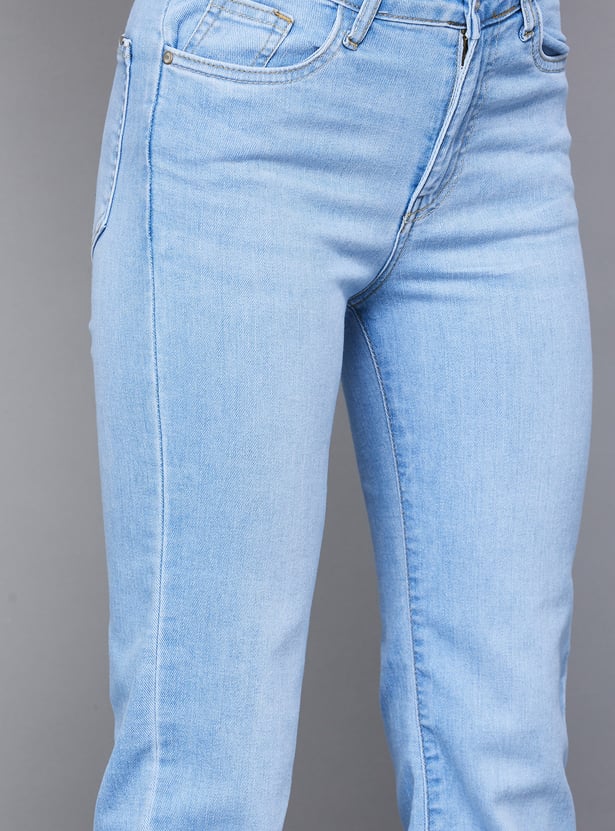 KRAUS Solid Straight Fit Jeans