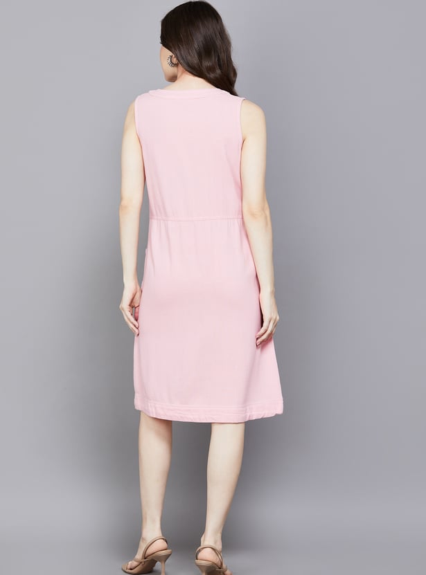 AND Embroidered Shift Dress