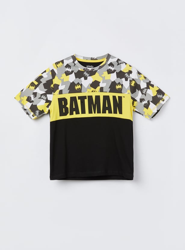 KIDSVILLE Boys Batman Print T-shirt