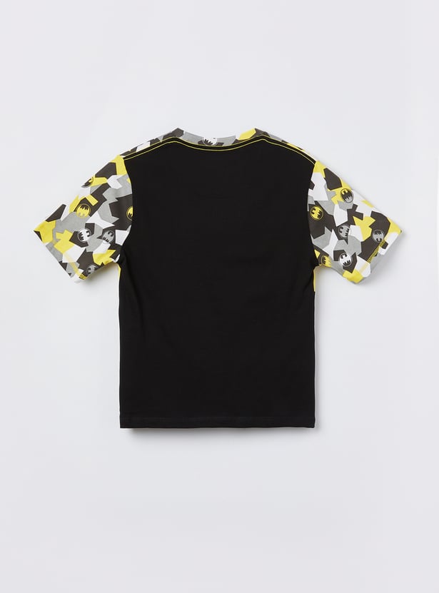 KIDSVILLE Boys Batman Print T-shirt