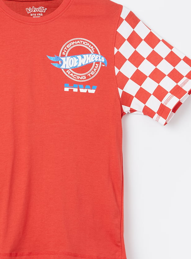 KIDSVILLE Boys Hot Wheels T-shirt