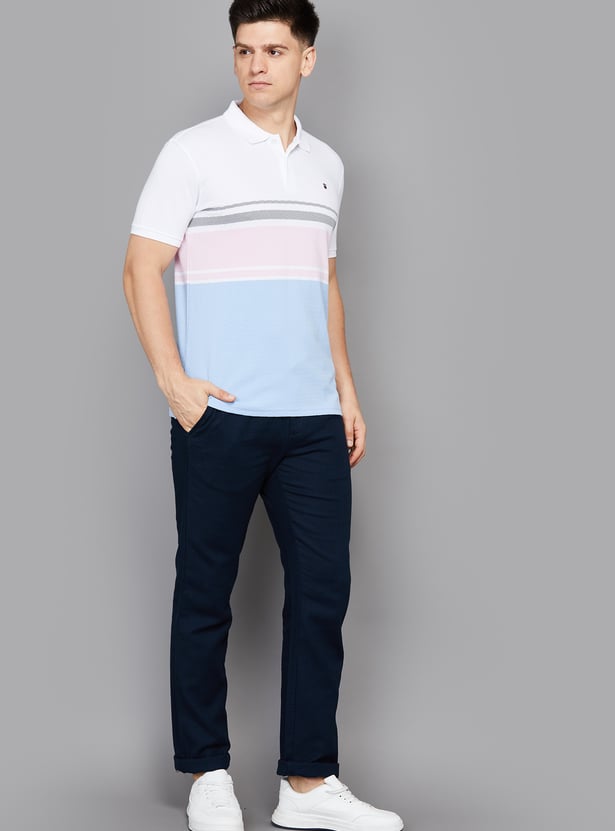 ALLEN SOLLY Solid Regular Trousers