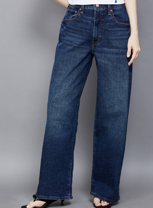 LEVI'S Washed Wide Leg Jeans