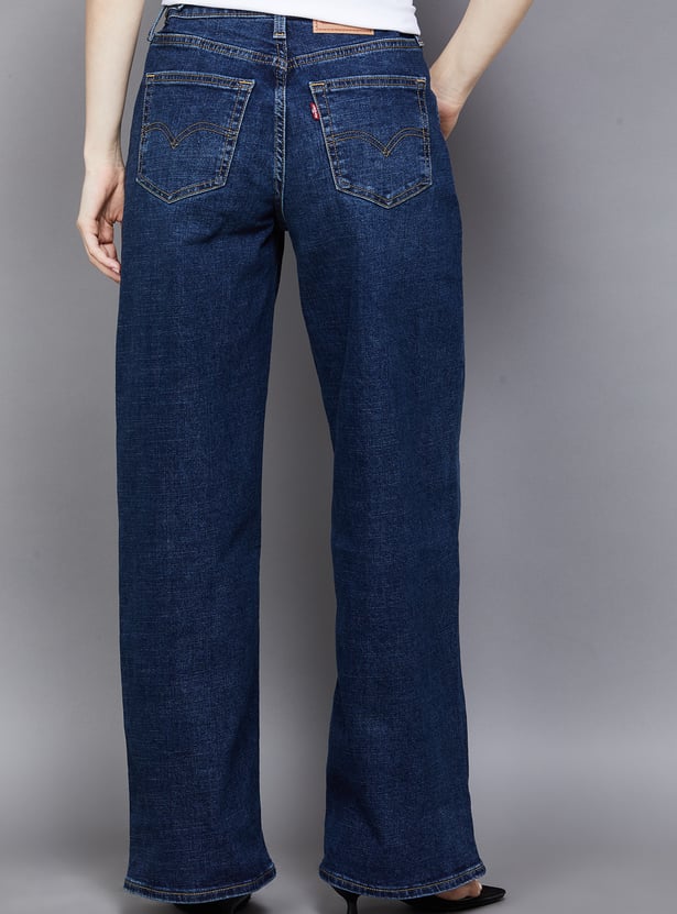 LEVI'S Washed Wide Leg Jeans