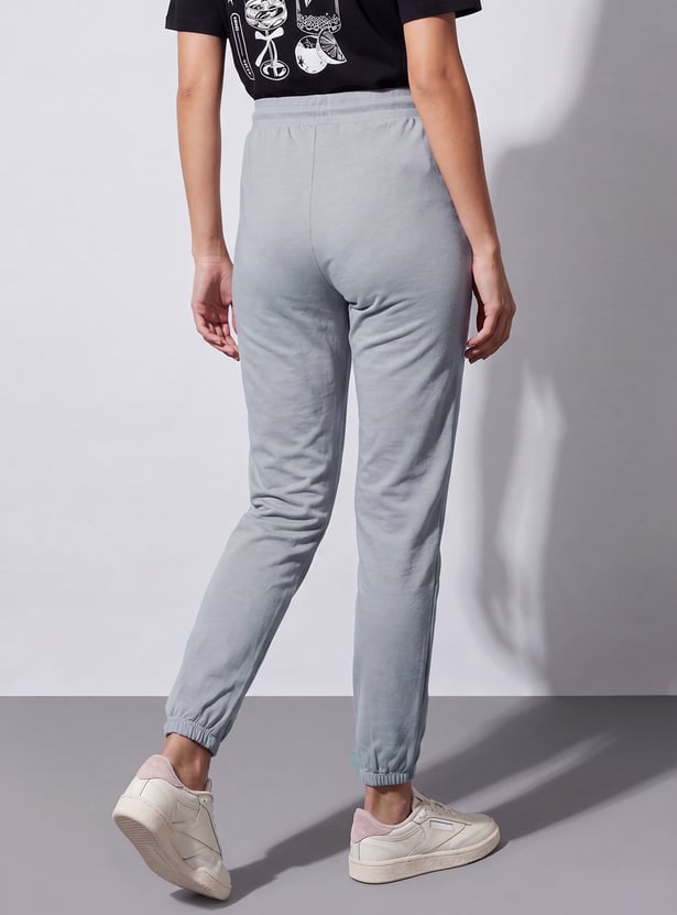 FAME FOREVER Solid Knit Joggers