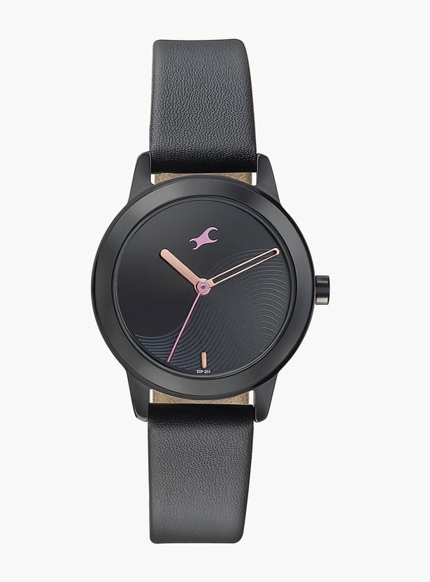 FASTRACK Leather Analog Watch-NU68008NL01