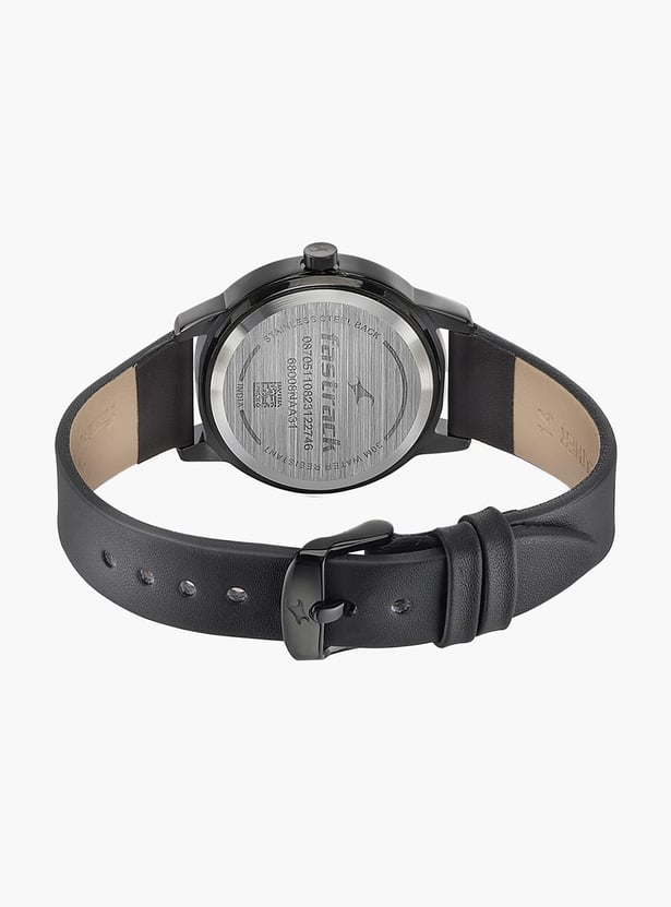 FASTRACK Leather Analog Watch-NU68008NL01